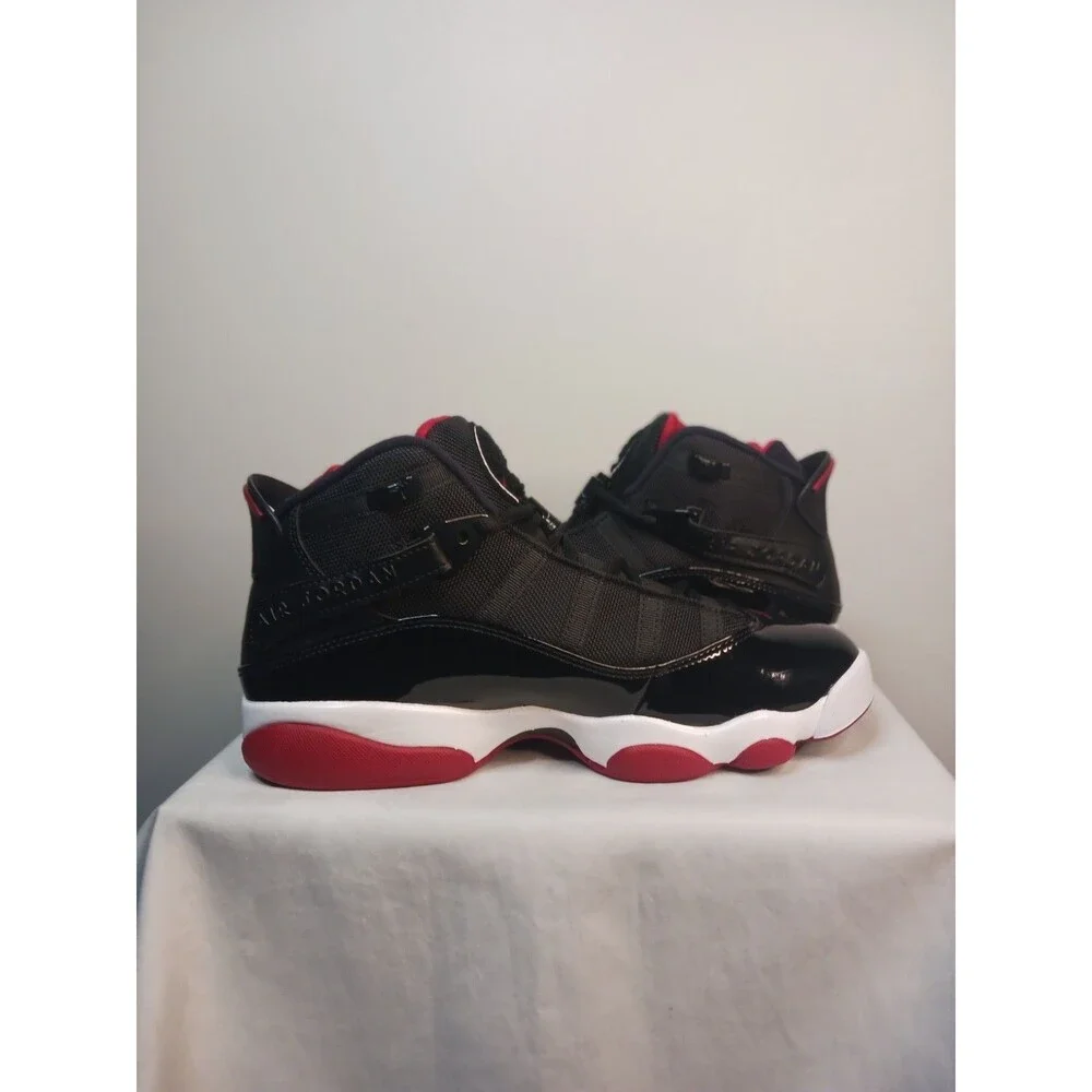 Nike Jordan 6 Rings Bred Men’s Size 8.5 Black/Varsity Red/White 322992-062